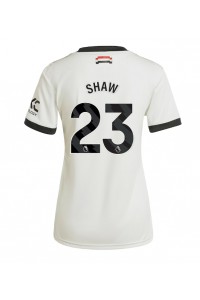 Manchester United Luke Shaw #23 Fotballdrakt Tredje Klær Dame 2024-25 Korte ermer